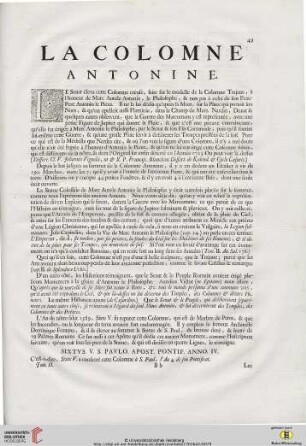 La Colomne Antonine