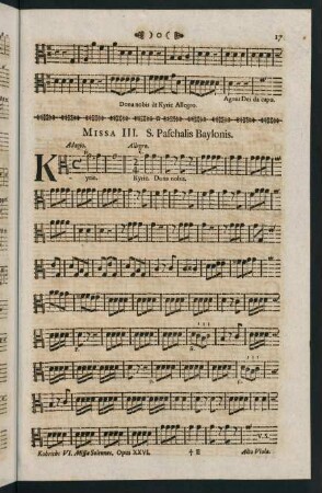 17-31, Missa III. - Missa IV.