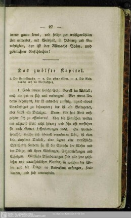Das zwölfte Kapitel