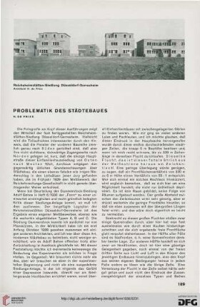 5: Problematik des Städtebaues