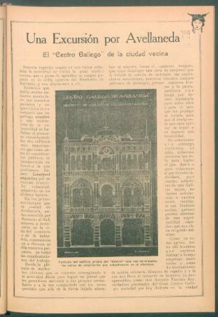 Una Excursión por Avellaneda : "Centro Gallego" de la ciudad vecina