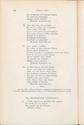 2a. Trinkspruch (niederdeutsch).