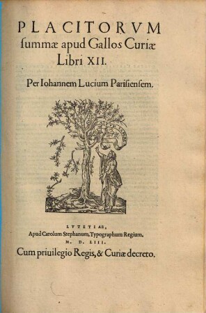 Placitorum summae apud Gallos Curiae libri XII