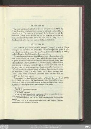 Appendix II