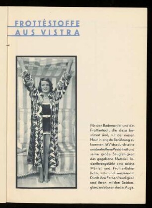 Frottéstoffe aus Vistra