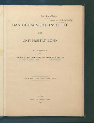 Das Chemische Institut der Universität Bonn