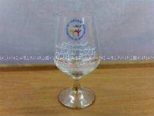 Bierglas "VIII. Sportfest / XI. Spartakiade / Leipzig 87"