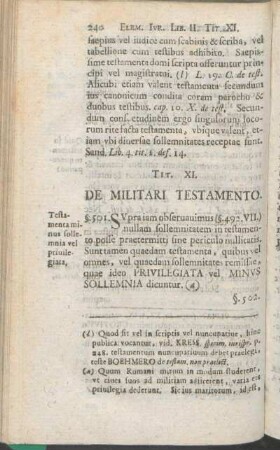 Tit. XI. De Militari Testamento.
