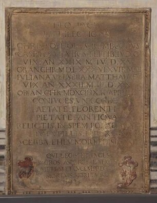 Epitaph für Christoph Rembold