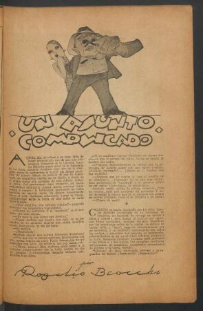 Un asunto complicado : Ilustró Julio Orione