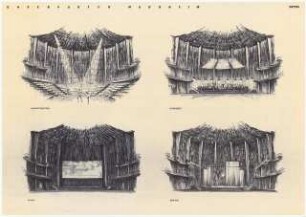 Rosengarten, Mannheim Kongresszentrum: 4 Saal perspektivische Innenansicht 1:200 (Lichtpause von Inv.Nr. 35691)