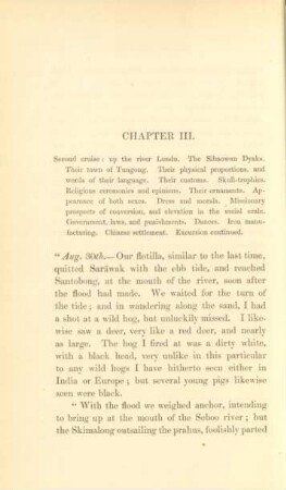 Chapter III. Second cruis: up the river Lundu ...