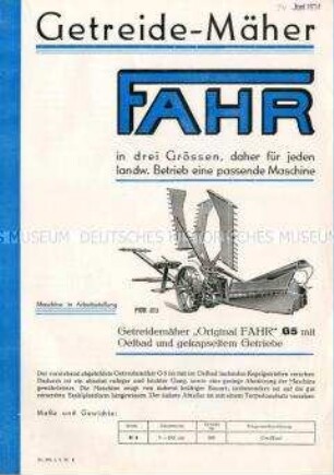 Getreidemäher