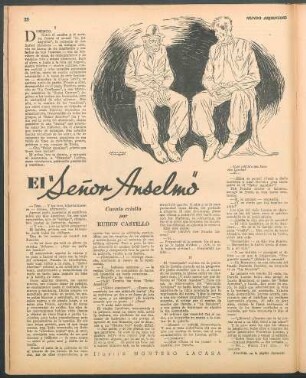 El "Señor Anselmo" : Cuento criollo por Ruben Castillo