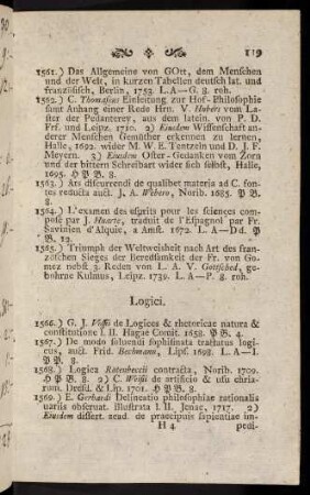 119-138a, Logici