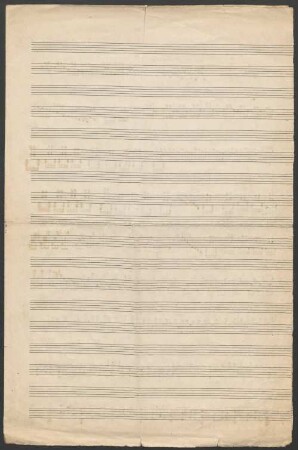 Sonate bzw. Suite für Violine Solo, Partitur 1., 2. Satz. - BSB Mus.N. 112,23-2