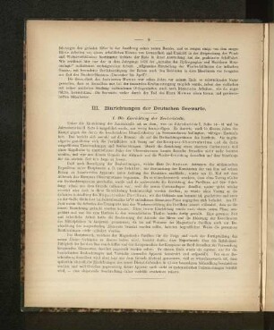III. Einrichtungen der Deutschen Seewarte.