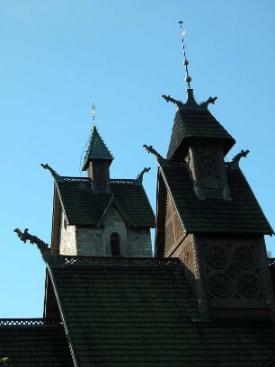 Holzkirche Wang beim Kurort Karpacz, 13. Jahrhundert, im 19. Jh. aus Norwegen hierher umgesetzt