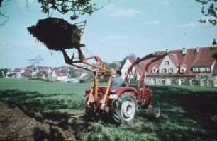 Fotografie: Gartenbau, Transport, Frontlader, Hecklader