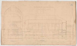 Thiersch, Friedrich von; Wiesbaden; Kurhaus - Schnitt