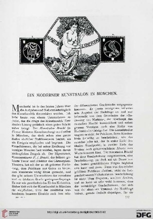 Ein moderner Kunstsalon in München