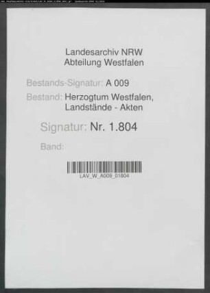 Landpfennigmeistereirechnungen 1751