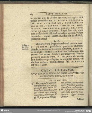 Caput Octauum, Quo Auctor Suam De Hoc Argumento Sententiam Dicit, Et Probat