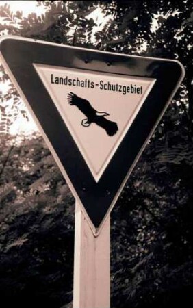 Hitzacker: Schild, Naturschutzgebiet