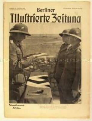Wochenzeitschrift "Berliner Illustrierte Zeitung" u.a. über das Leben in den USA