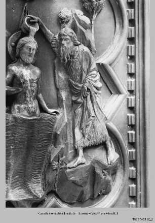 Türreliefs : Szenen Johannes' des Täufers : Taufe Christi