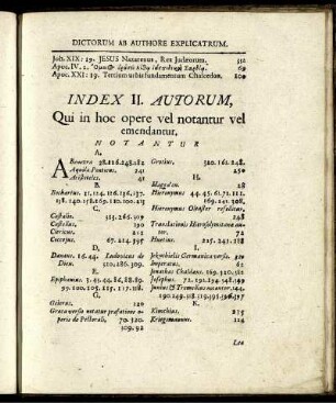 Index II. Autorum, Qui in hoc opere vel notantur vel emendantur.
