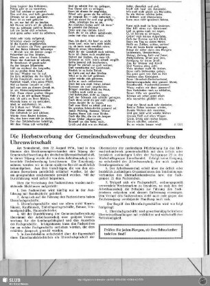 Die Herbstwerbung der Gemeinschaftswerbung der deutschen Uhrenwirtschaft