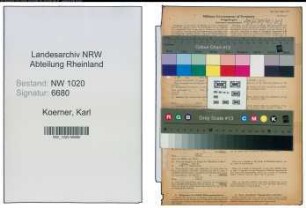 Entnazifizierung Karl Koerner , geb. 28.11.1905 (Anwalt)