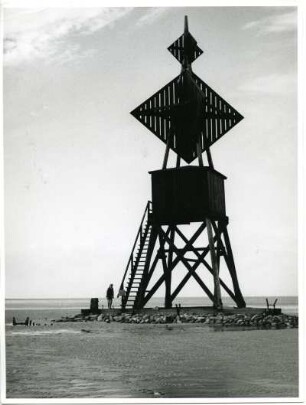 Scharhörn-Bake bei Neuwerk, Norddeutsche Küste