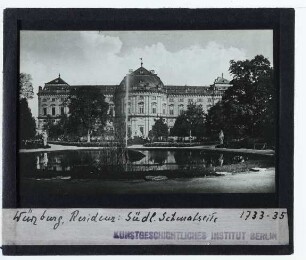 Würzburg, Residenz : Außenansicht von S