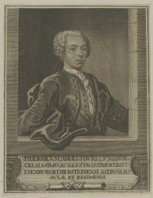 Bildnis des Fridericvs Carolvs Bvri