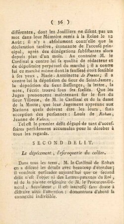 Second Delit. Le dépécement, l'escroquerie du collier