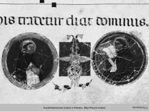 Antiphonarium I : Tondi mit den Heiligen Dominikus und Thomas von Aquin