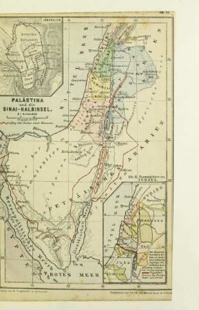 Palästina und die Sinai-Halbinsel
