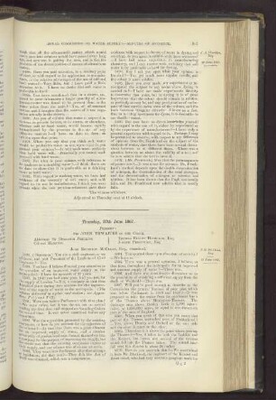 Thursday, 27th June 1867.