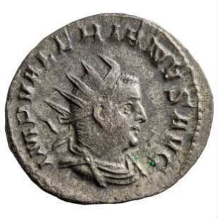 Münze, Antoninian, 258 n. Chr.