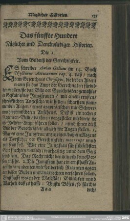 Das fünffte Hundert Nützlicher und Denckwürdiger Historien