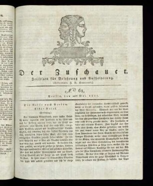No. 61 - 22. Mai 1821