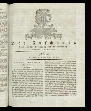 No. 61 - 22. Mai 1821