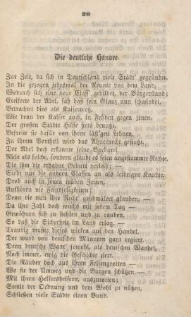 Die deutsche Hansee.