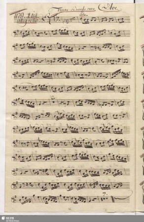 1179. Aria: Vanne s'e verche cara / Naumann, J.G.