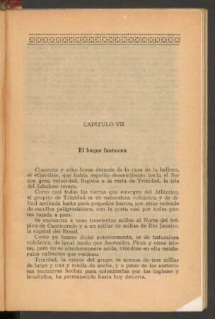 Capítulo VII - El buque fantasma