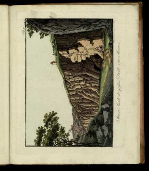 Tab. IV. Aeusere Ansicht der großen Höhle von Alcantara