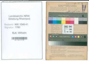 Entnazifizierung Wilhelm Butt , geb. 23.01.1905 (Gleiswerker)