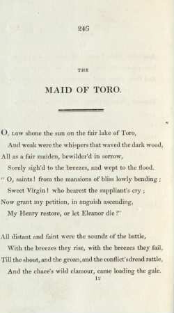 The Maid of Toro